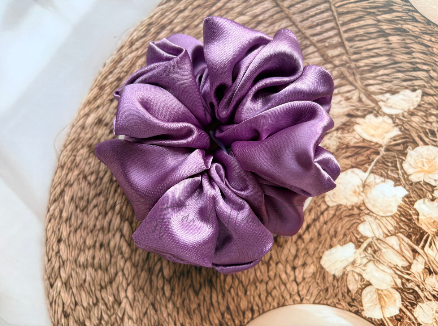 Wisteria Simply Satin Scrunchie