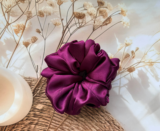Raidin Purple Simply Satin Scrunchie