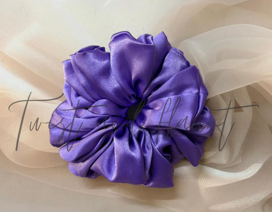 Regal Violet Simply Satin Scrunchie